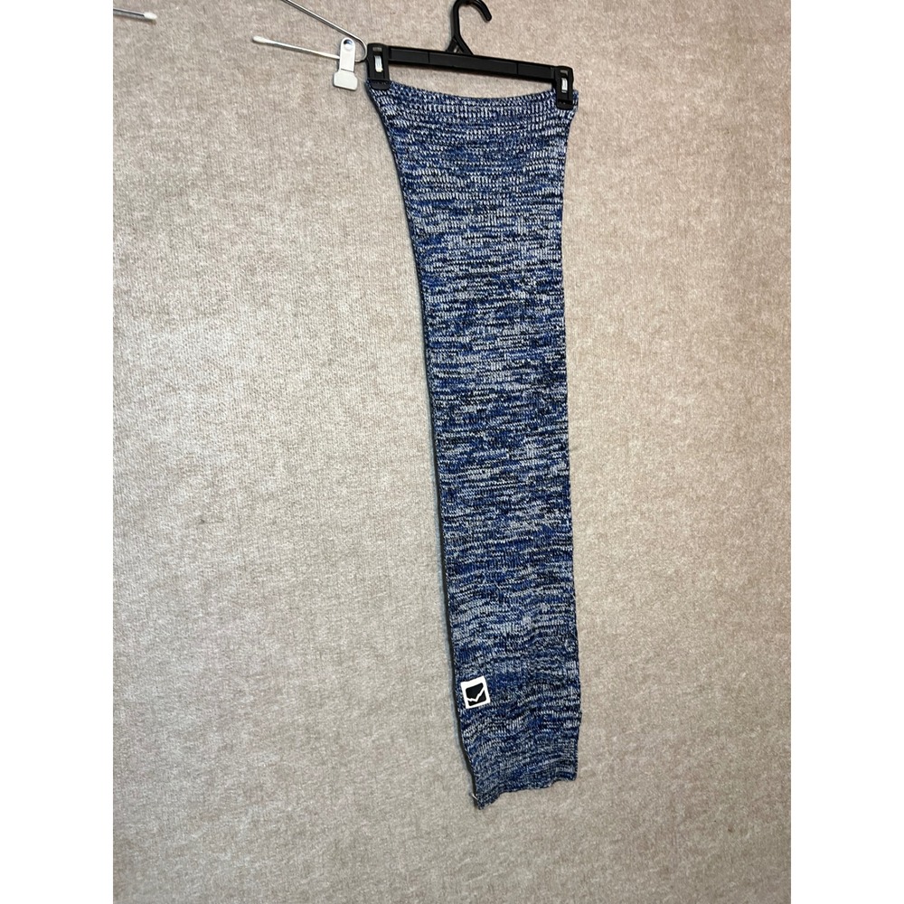 Sport-Tek Marled Knit Scarf Unisex Blue White Black Winter Athletic Gorpcore